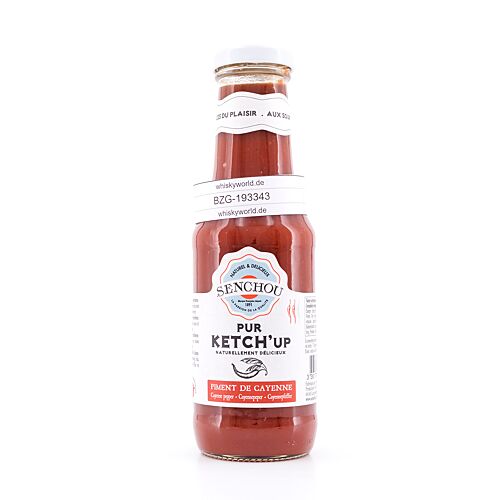 Senchou Pur Ketch`up Piment De Cayenne Roter Paprika Tomaten Ketchup mit Cayenne Pfeffer 360 Gramm Produktbild
