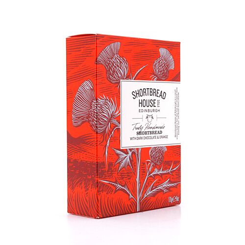 Shortbread House of Edinburgh Shortbread dark Chocolate & Orange Fingers Buttergebäck mit Schokolade und Orange 170 Gramm Produktbild