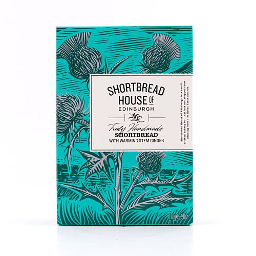 Shortbread House of Edinburgh Shortbread Stem Ginger Fingers 170 Gramm Produktbild