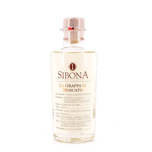 Sibona La Grappa Di Moscato  0,50 Liter/ 40.0% vol Produktbild