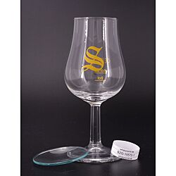 Signatory Nosing Glas mit Deckel und Eichstrich 2 / 4 cl Maße ca. H 13cm, D 4/6cm Produktbild