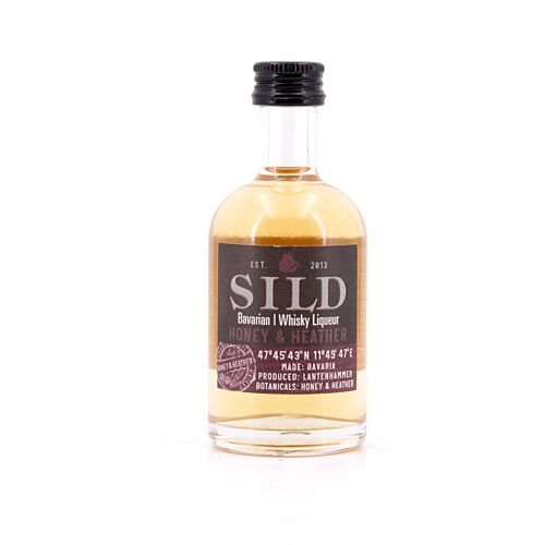 Sild Bavarian Whisky Liqueur Honey & Heather Miniatur 0,050 Liter/ 32.0% vol Produktbild