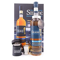 Silkie The Legendary The Midnight Blended Irish Whiskey in Geschenkpackung mit 4 Cups & 1 Travel Pouch Produktbild