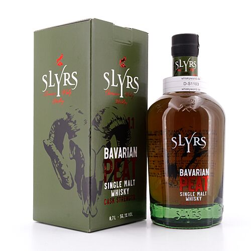 Slyrs BAVARIAN Peat Cask Strength 1.1 Limited Edition 0,70 Liter/ 56.1% vol Produktbild