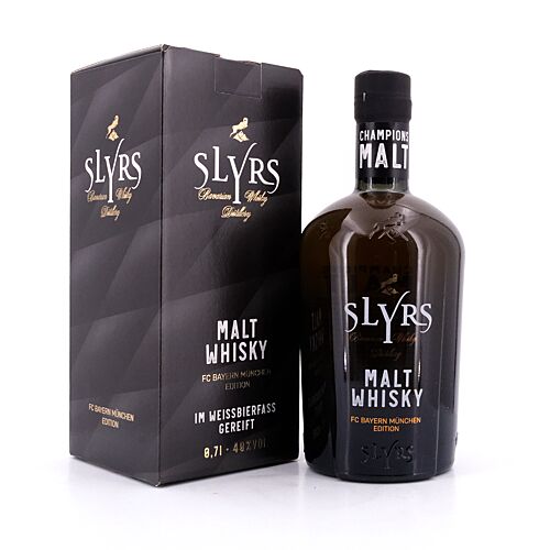 Slyrs Champions Malt FCB Edition  0,70 Liter/ 40.0% vol Produktbild