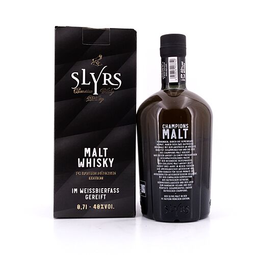Slyrs Champions Malt FCB Edition  0,70 Liter/ 40.0% vol Produktbild