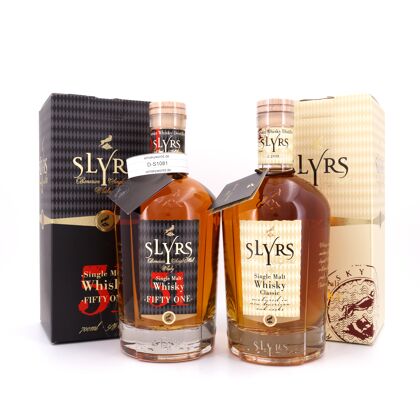 Slyrs Double Single Malt Classic und Single Malt Fifty One 1,40 Liter/ 47.0% vol