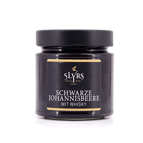 Slyrs Fruchtaufstrich Schwarze Johannisbeere mit Whisky 225 Gramm/ 7.0% vol Produktbild