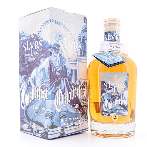 Slyrs Oktoberfest Edition 2023 Bierfass Finish 0,70 Liter/ 45.0% vol Produktbild
