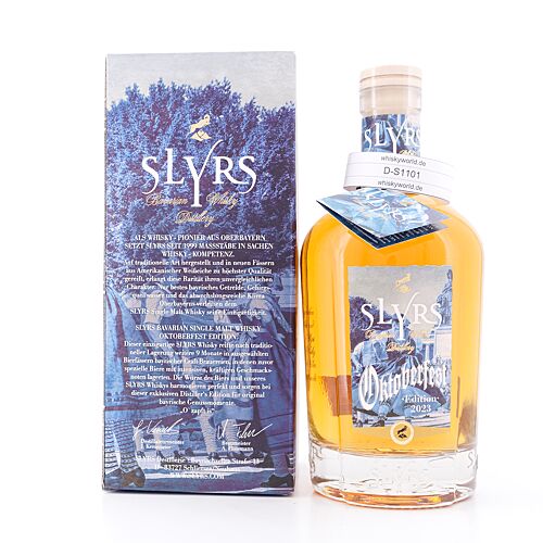 Slyrs Oktoberfest Edition 2023 Bierfass Finish 0,70 Liter/ 45.0% vol Produktbild