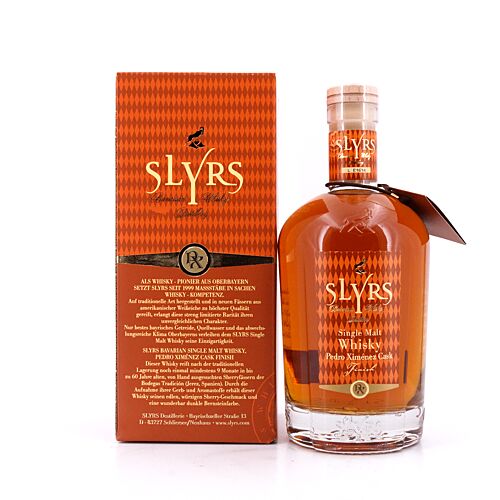 Slyrs Pedro Ximenez finish  0,70 Liter/ 46.0% vol Produktbild