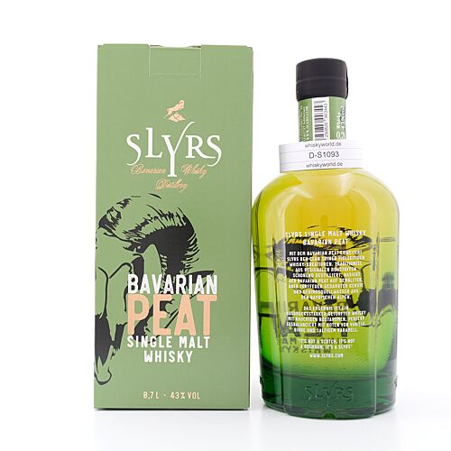 Slyrs Single Malt Bavarian Peat  0,70 Liter/ 43.0% vol Produktbild