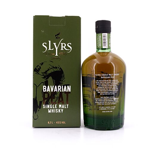 Slyrs Single Malt Bavarian Peat  0,70 Liter/ 43.0% vol Produktbild