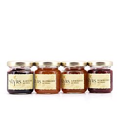 Slyrs Whisky-Fruchtaufstriche Mini 4er Set 4 Sorten je 50 Gramm Produktbild