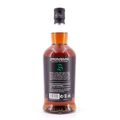 Springbank 15 Jahre  0,70 Liter/ 46.0% vol Produktbild