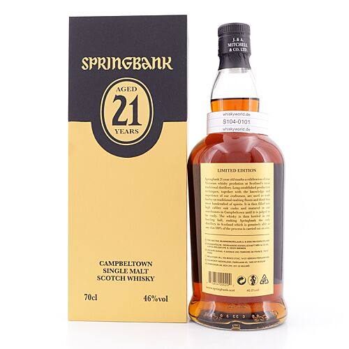 Springbank 21 Jahre Release 2024 0,70 Liter/ 46.0% vol Produktbild