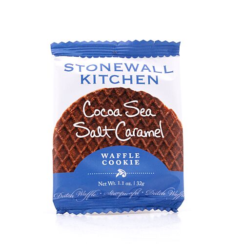 Stonewall Kitchen Cocoa Sea Salt Caramel Waffelkeks mit Kakao,Meersalz & Karamell 32 Gramm Produktbild