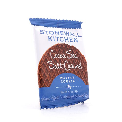 Stonewall Kitchen Cocoa Sea Salt Caramel Waffelkeks mit Kakao,Meersalz & Karamell 32 Gramm Produktbild
