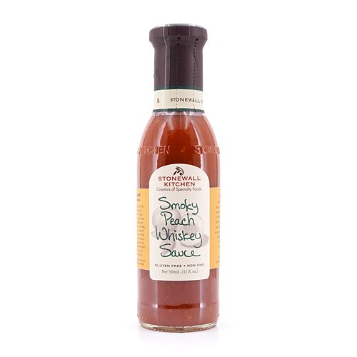 Stonewall Kitchen Smoky Peach Whiskey Sauce  0,333 Liter Produktbild