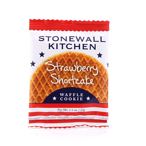 Stonewall Kitchen Strawberry Shortcake Waffelkeks mit Erdbeer 32 Gramm Produktbild