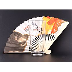 Suntory Toki Glas mit Fächer Produktbild