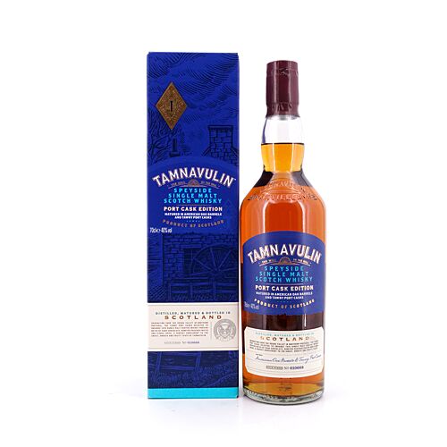 Tamnavulin Port Cask Edition 2 Jahre Finish in Tawny Port Casks 0,70 Liter/ 40.0% vol Produktbild