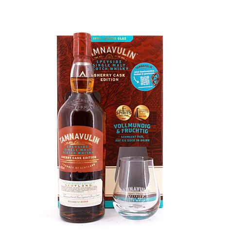 Tamnavulin Sherry Cask Edition Geschenkpackung mit Glas 0,70 Liter/ 40.0% vol Produktbild