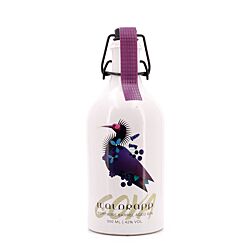 Taube BIO Gin Waldrap GOYA Port Wine Barrel Aged Steinzeugflasche mit Bügelverschluß Produktbild
