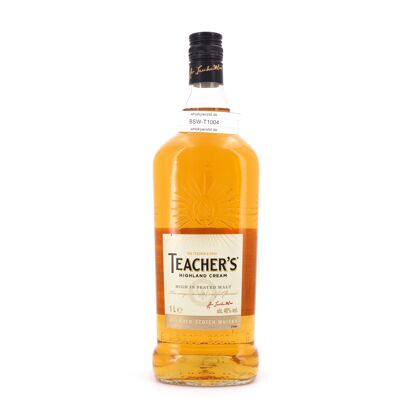 Teacher's Highland Cream Literflasche 1 Liter/ 40.0% vol
