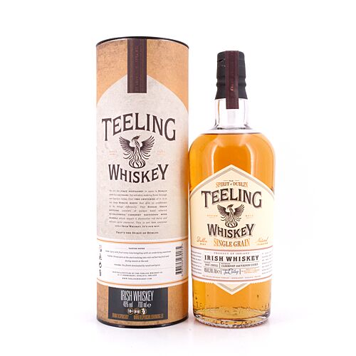 Teeling Single Grain Cabernet Sauvignon Wine Cask  0,70 Liter/ 46.0% vol Produktbild