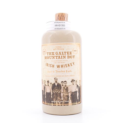 The Galtee Mountain Boy Irish Whiskey im Tonkrug  0,70 Liter/ 40.0% vol Produktbild
