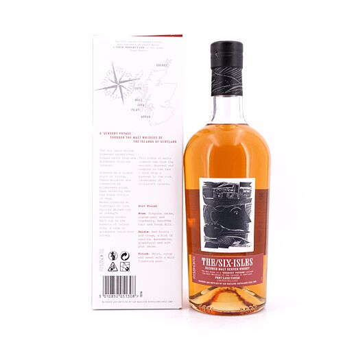 The Six Isles Port Cask Finish  0,70 Liter/ 48.0% vol Produktbild