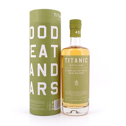 Titanic 5 Jahre Distillers Pot Still Irish Whiskey  0,70 Liter/ 46.0% vol Produktbild