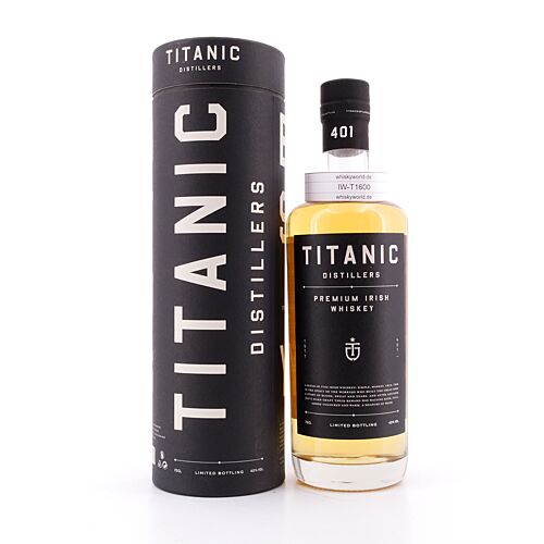 Titanic Distillers Premium Irish Whiskey  0,70 Liter/ 40.0% vol Produktbild