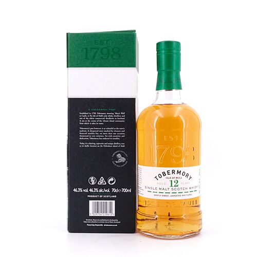 Tobermory 12 Jahre  0,70 Liter/ 46.3% vol Produktbild