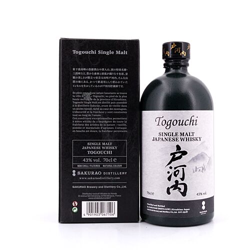 Togouchi Single Malt  0,70 Liter/ 43.0% vol Produktbild
