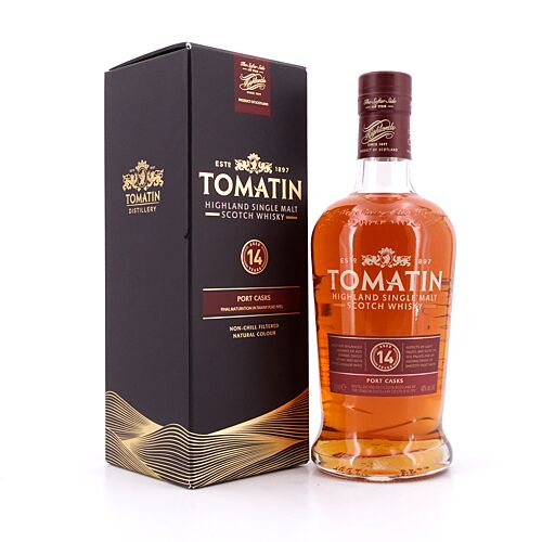 Tomatin 14 Jahre Port Cask  0,70 Liter/ 46.0% vol Produktbild