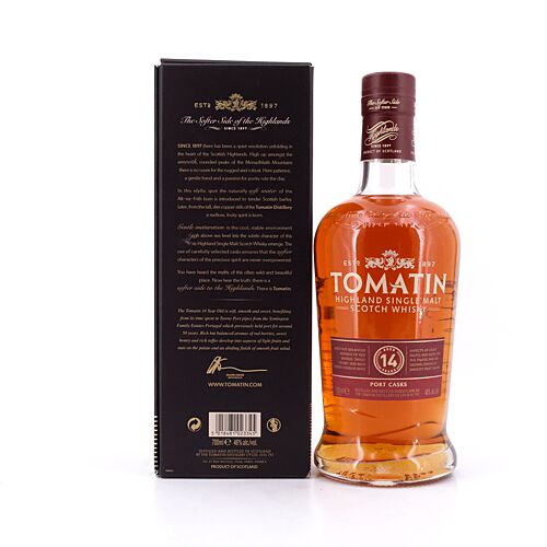 Tomatin 14 Jahre Port Cask  0,70 Liter/ 46.0% vol Produktbild
