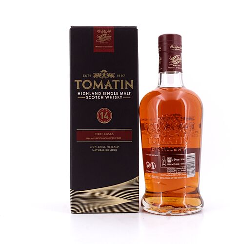Tomatin 14 Jahre Port Cask  0,70 Liter/ 46.0% vol Produktbild