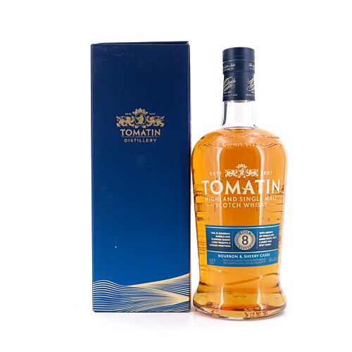 Tomatin 8 Jahre Bourbon & Oloroso Sherry Casks Literflasche 1 Liter/ 40.0% vol Produktbild