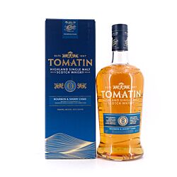 Tomatin 8 Jahre Bourbon & Oloroso Sherry Casks Literflasche Produktbild