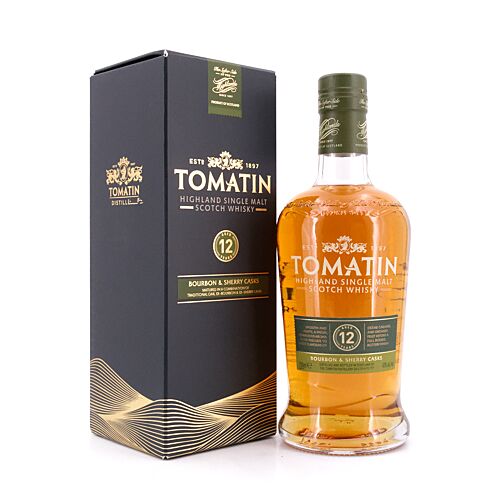 Tomatin Bourbon & Sherry Casks 12 Jahre  0,70 Liter/ 43.0% vol Produktbild