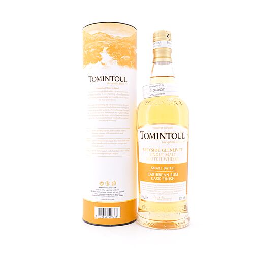 Tomintoul Caribbean Rum Cask Finish  0,70 Liter/ 40.0% vol Produktbild