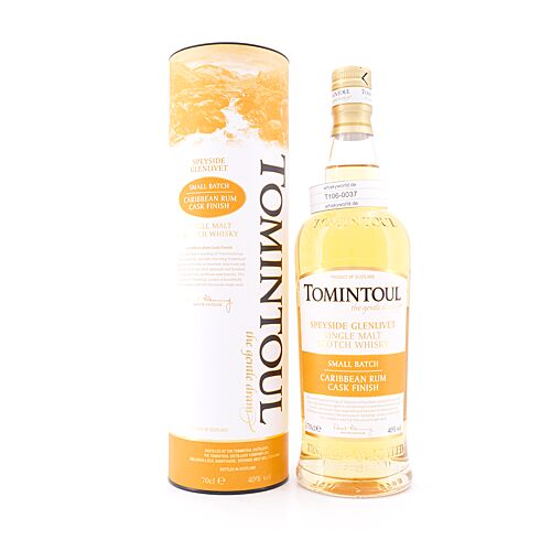 Tomintoul Caribbean Rum Cask Finish  0,70 Liter/ 40.0% vol Produktbild