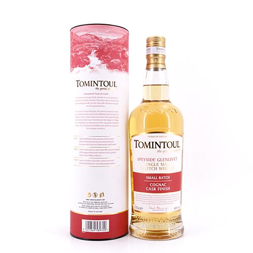 Tomintoul Cognac Cask Finish  0,70 Liter/ 40.0% vol Produktbild