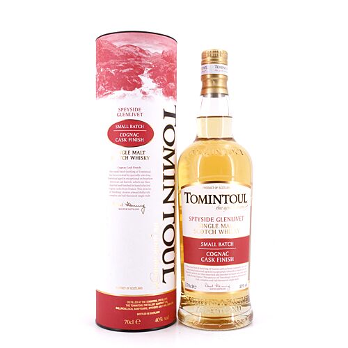 Tomintoul Cognac Cask Finish  0,70 Liter/ 40.0% vol Produktbild
