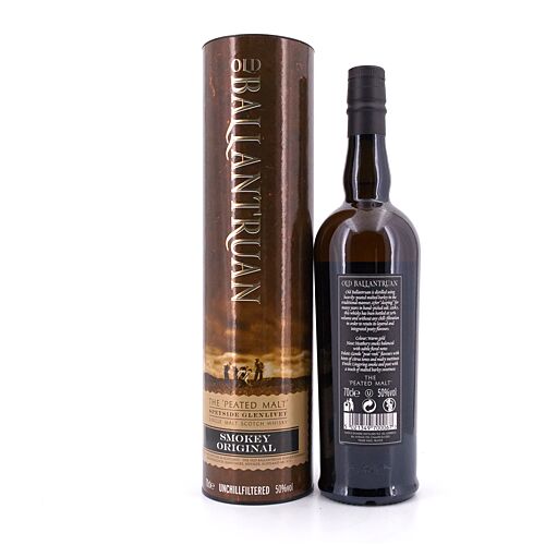 Tomintoul Old Ballantruan The Peated Malt Smokey Original  0,70 Liter/ 50.0% vol Produktbild