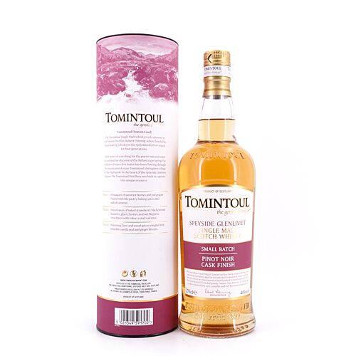 Tomintoul Pinot Noir Cask Finish  0,70 Liter/ 40.0% vol Produktbild