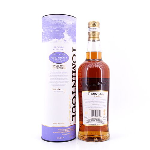 Tomintoul PX Sherry Cask Finish  0,70 Liter/ 40.0% vol Produktbild