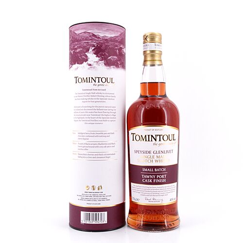 Tomintoul Tawny Port Cask Finish  0,70 Liter/ 40.0% vol Produktbild